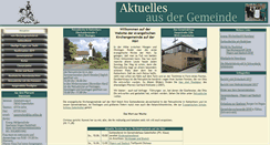 Desktop Screenshot of evkirche-hoeri.de
